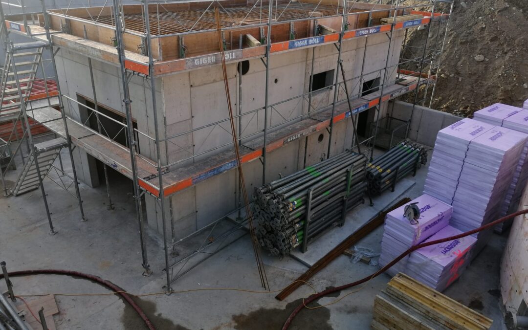 Endspurt Betonarbeiten